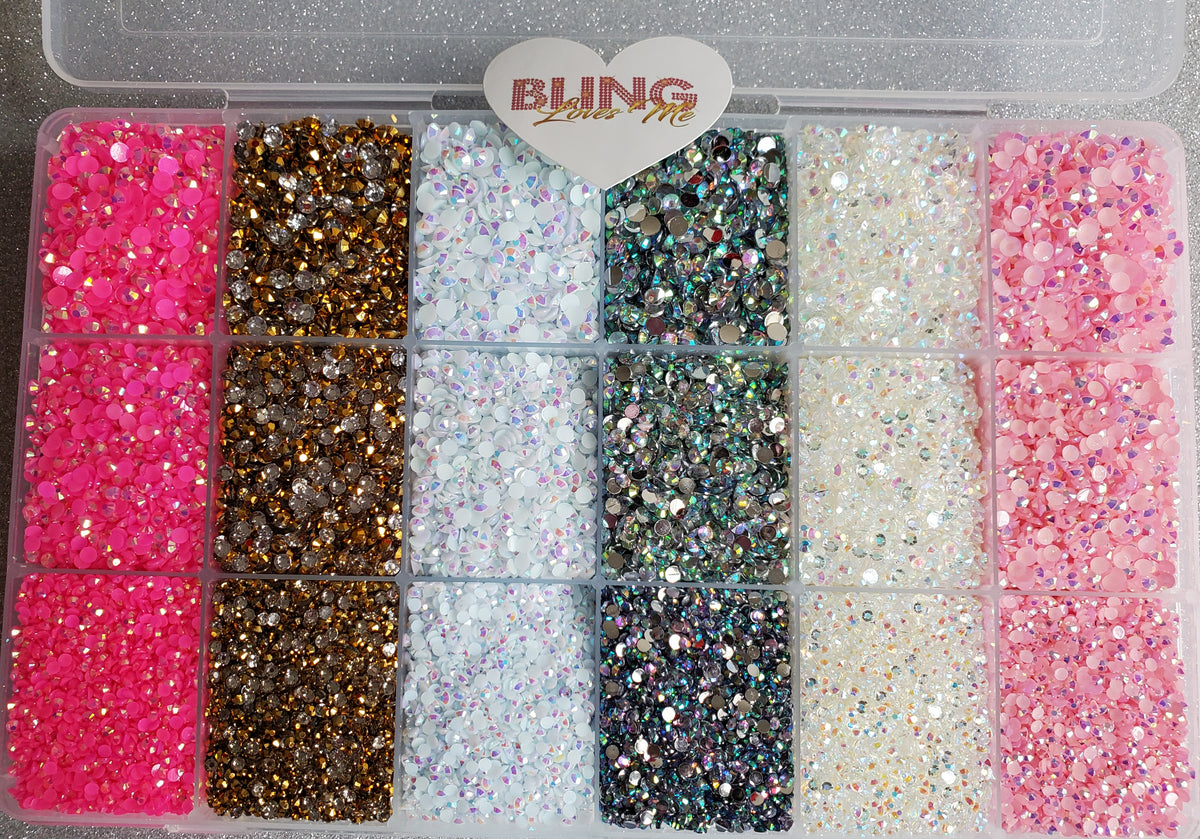 Barbie Pink AB Jelly Rhinestones – The Bling Dispensary
