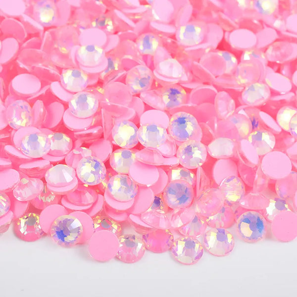 Loose Point Back Resin Rhinestones Pink Opal SS6-30 1000pc Jewelry Repair  41