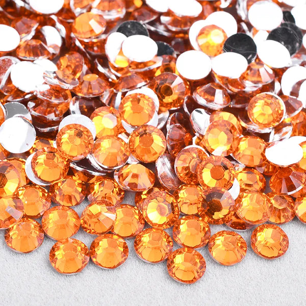 Orange Resin Rhinestones