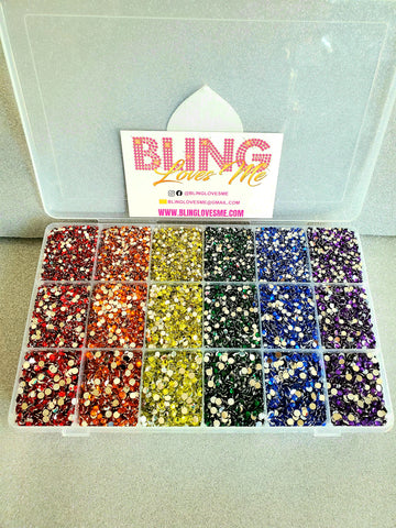Resin Rainbow Bling Box Rhinestone Kit