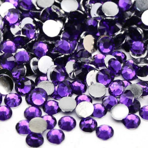 Purple Amethyst Resin Rhinestones