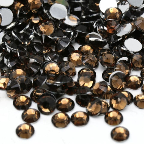 RESIN Rhinestones 3MM/SS12 QTY 1000-5000 Flatback Round Crystals Bling NON  HOTFX - AbuMaizar Dental Roots Clinic