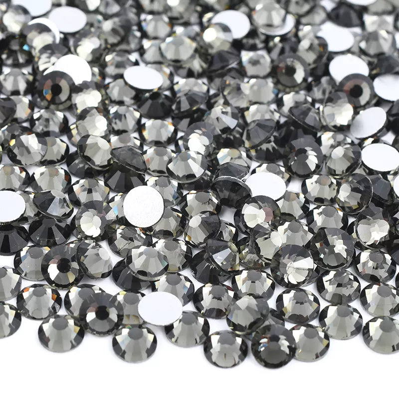 Black Diamond Glass Rhinestones