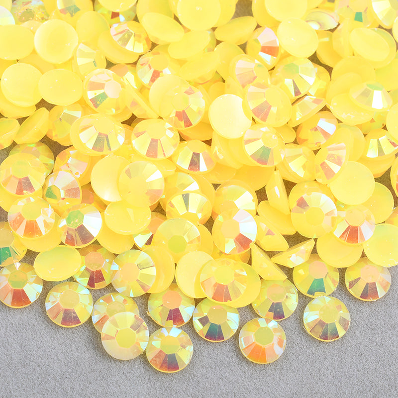 Neon Yellow Glass Rhinestones – Sass & Crafts, LLC